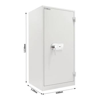 Preview: Rottner Stahlbüroschrank Office 1 Premium Doppelbartschloss lichtgrau T05029